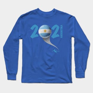 Argentina Copa America Soccer 2021 Long Sleeve T-Shirt